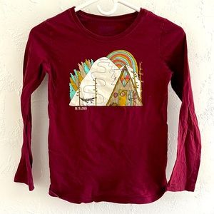 Patagonia - Kids' Long-Sleeved Regenerative Organic Cotton Graphic T-Shirt